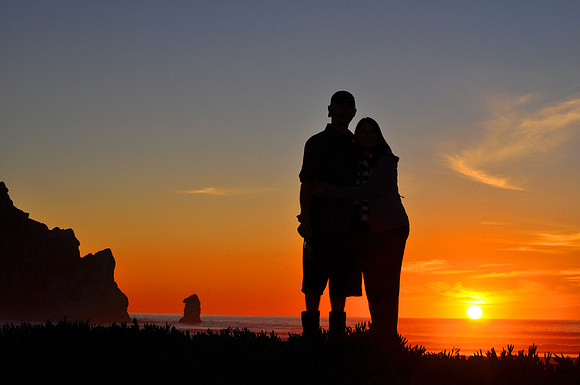 Couple at Sunset 1
