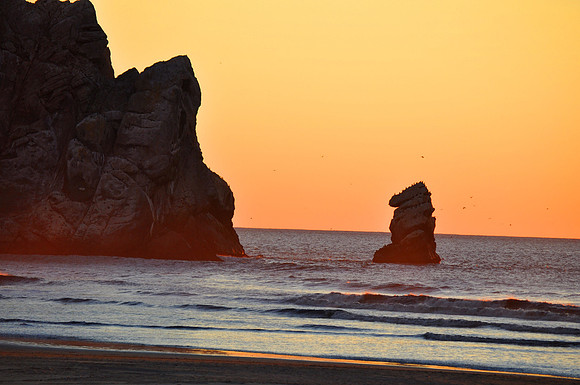 Morro Rock at Sunset 2